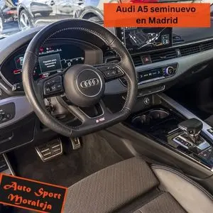 Interior del coche Audi A5 en Madrid